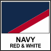 Navy, Red, & White