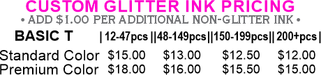 glitter ink template price