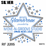 RF2205 SILVER GLITTER