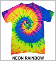 Tie Dye Neon Rainbow
